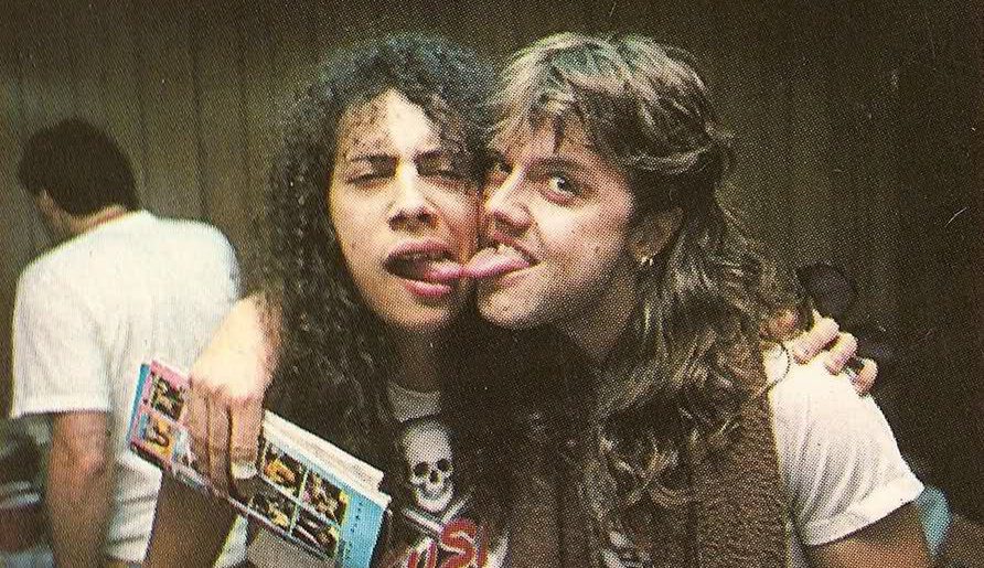 Lars Ulrich e Kirk Hammett, obviamente dos METALLICA, recordaram o processo...